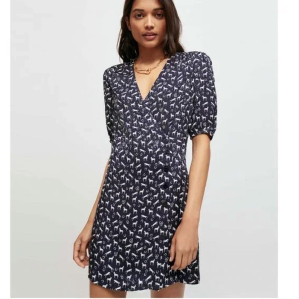 Navy equestrian dress